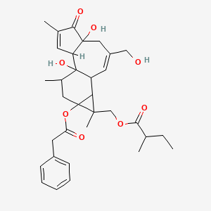 molecular formula C33H42O8 B14483904 Candletoxin B CAS No. 64854-98-4