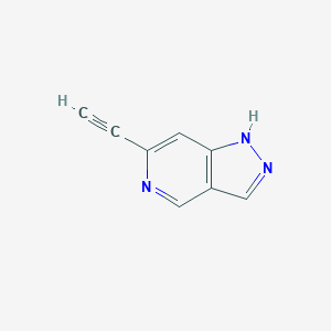 molecular formula C8H5N3 B1448393 6-Ethynyl-1H-pyrazolo[4,3-c]pyridine CAS No. 1374652-76-2