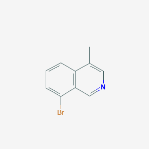 molecular formula C10H8BrN B1448395 8-Bromo-4-methylisoquinoline CAS No. 958880-30-3