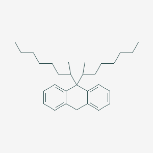 molecular formula C30H44 B14483950 9,9-Di(octan-2-yl)-9,10-dihydroanthracene CAS No. 64833-38-1