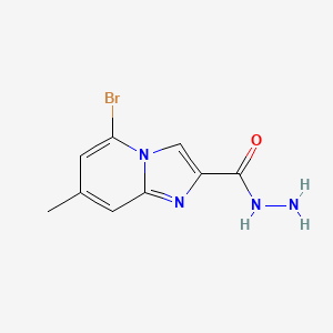 5-Bromo-7-methylimidazo[1,2-a]pyridine-2-carbohydrazide