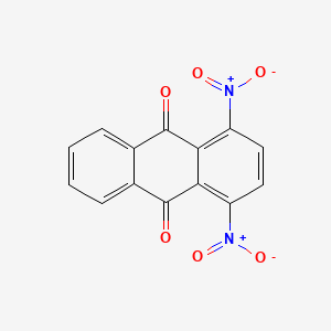molecular formula C14H6N2O6 B14484118 1,4-Dinitroanthracene-9,10-dione CAS No. 66121-37-7