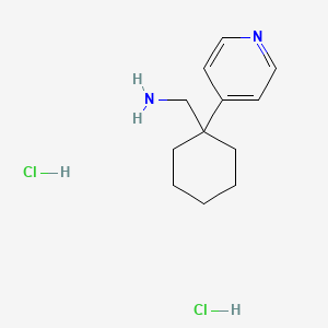 [1-(Pyridin-4-yl)cyclohexyl]methanamine dihydrochloride