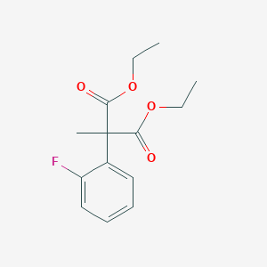 1,3-Diethyl 2-(2-fluorophenyl)-2-methylpropanedioate
