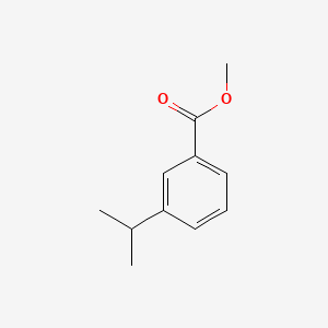 molecular formula C11H14O2 B14484205 Benzoic acid, 3-(1-methylethyl)-, methyl ester CAS No. 64277-85-6