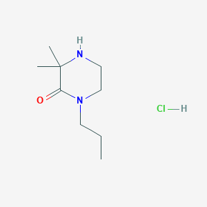 3,3-Dimethyl-1-propylpiperazin-2-one hydrochloride