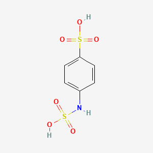 molecular formula C6H7NO6S2 B14484280 4-(Sulfoamino)benzene-1-sulfonic acid CAS No. 64275-29-2