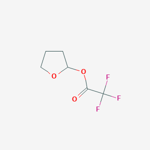 molecular formula C6H7F3O3 B14484375 Oxolan-2-yl trifluoroacetate CAS No. 64258-33-9
