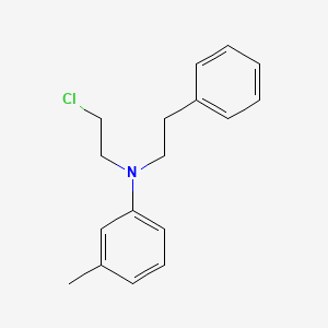 molecular formula C17H20ClN B14484392 N-(2-Chloroethyl)-3-methyl-N-(2-phenylethyl)aniline CAS No. 64617-67-0