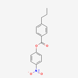 molecular formula C16H15NO4 B14484484 4-Nitrophenyl 4-propylbenzoate CAS No. 64581-06-2
