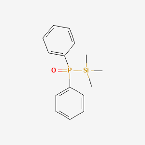 molecular formula C15H19OPSi B14484547 Oxo(diphenyl)(trimethylsilyl)-lambda~5~-phosphane CAS No. 66128-13-0