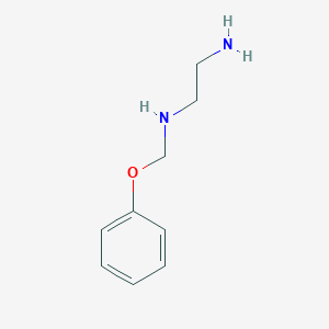 molecular formula C9H14N2O B14484559 N~1~-(Phenoxymethyl)ethane-1,2-diamine CAS No. 65727-35-7