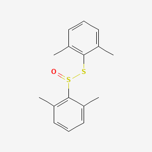 molecular formula C16H18OS2 B14484574 S-(2,6-Dimethylphenyl) 2,6-dimethylbenzene-1-sulfinothioate CAS No. 66713-32-4
