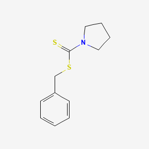 molecular formula C12H15NS2 B14484598 Benzyl pyrrolidine-1-carbodithioate CAS No. 65688-96-2