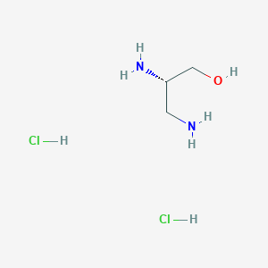 molecular formula C3H12Cl2N2O B1448463 (2S)-2,3-diaminopropan-1-ol dihydrochloride CAS No. 87584-94-9