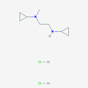 N-[2-(cyclopropylamino)ethyl]-N-methylcyclopropanamine dihydrochloride