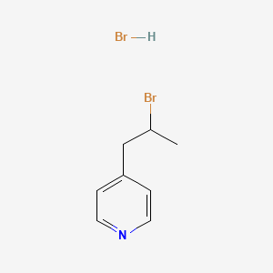 molecular formula C8H11Br2N B1448479 4-(2-Bromopropyl)pyridine hydrobromide CAS No. 856590-38-0