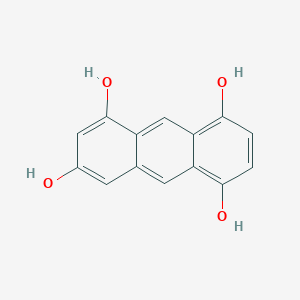 molecular formula C14H10O4 B14484806 Anthracene-1,3,5,8-tetrol CAS No. 64933-94-4