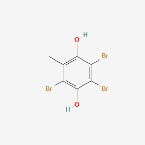 molecular formula C7H5Br3O2 B14484974 Hydroquinone, 2-methyl-3,5,6-tribromo- CAS No. 63884-43-5