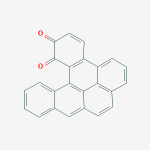 molecular formula C24H12O2 B14484977 Naphtho[1,2,3,4-pqr]tetraphene-1,2-dione CAS No. 65324-02-9