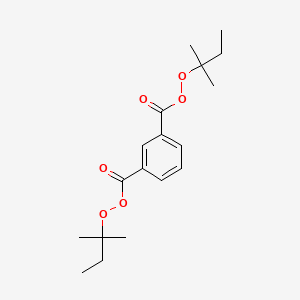 molecular formula C18H26O6 B14484979 Bis(2-methylbutan-2-yl) benzene-1,3-dicarboperoxoate CAS No. 66146-81-4