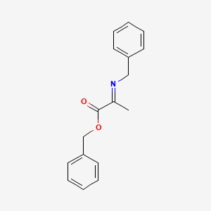 molecular formula C17H17NO2 B14485022 Benzyl (2E)-2-(benzylimino)propanoate CAS No. 64712-14-7