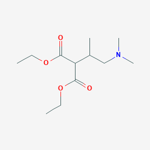 molecular formula C12H23NO4 B14485030 Diethyl [1-(dimethylamino)propan-2-yl]propanedioate CAS No. 63673-88-1