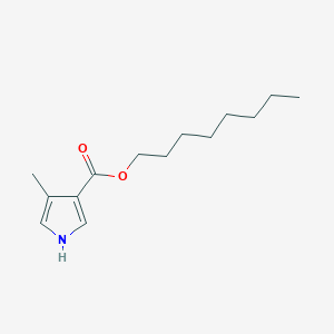 molecular formula C14H23NO2 B14485036 Octyl 4-methyl-1H-pyrrole-3-carboxylate CAS No. 64276-61-5