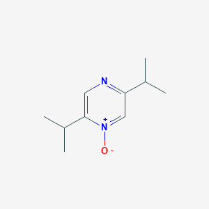 molecular formula C10H16N2O B14485042 Pyrazine, 2,5-bis(1-methylethyl)-, 1-oxide CAS No. 65257-57-0