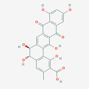 molecular formula C24H16O10 B144851 Pradimicin M CAS No. 132971-63-2