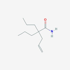 molecular formula C11H21NO B14485145 2,2-Dipropylpent-4-enamide CAS No. 65580-62-3