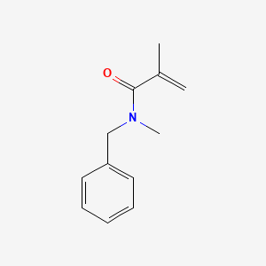 molecular formula C12H15NO B14485356 N-Benzyl-N,2-dimethylprop-2-enamide CAS No. 65719-75-7