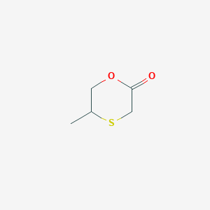 molecular formula C5H8O2S B14485415 5-Methyl-1,4-oxathian-2-one CAS No. 66260-33-1