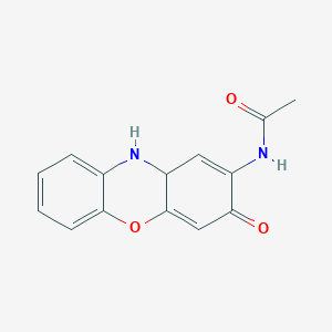 molecular formula C14H12N2O3 B14485433 N-(3-Oxo-10,10A-dihydro-3H-phenoxazin-2-YL)acetamide CAS No. 64790-25-6