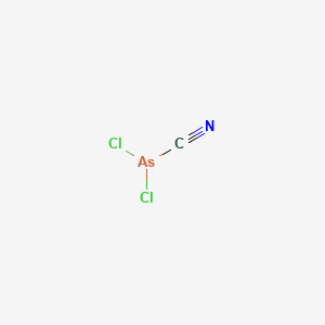 molecular formula CAsCl2N B14485486 Arsorocyanidous dichloride CAS No. 64049-13-4