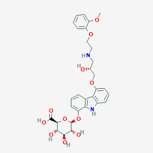 8-Hydroxycarvedilol O-glucuronide