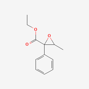 molecular formula C12H14O3 B14485540 Ethyl 3-methyl-2-phenyloxirane-2-carboxylate CAS No. 65416-37-7