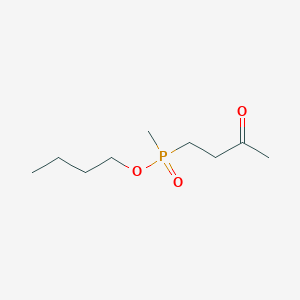 molecular formula C9H19O3P B14485588 Butyl methyl(3-oxobutyl)phosphinate CAS No. 65323-12-8