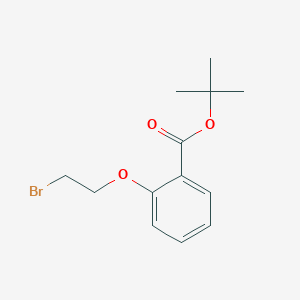 molecular formula C13H17BrO3 B1448559 Tert-butyl 2-(2-bromoethoxy)benzoate CAS No. 1803582-73-1