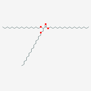 molecular formula C52H104O4 B14485744 Heptadecyl 2,3-bis(hexadecyloxy)propanoate CAS No. 64713-42-4