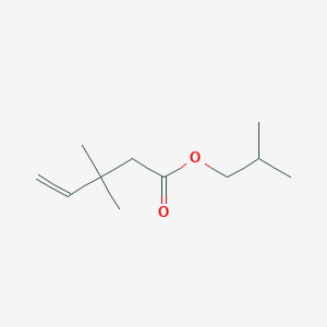 molecular formula C11H20O2 B14485910 2-Methylpropyl 3,3-dimethylpent-4-enoate CAS No. 64725-39-9