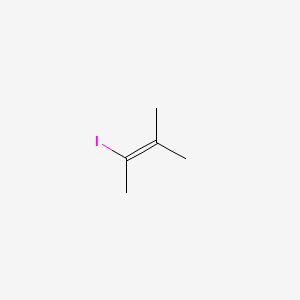 molecular formula C5H9I B14485984 2-Butene, 2-iodo-3-methyl- CAS No. 66702-99-6