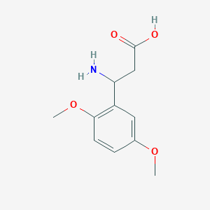 3-Amino-3-(2,5-dimethoxyphenyl)propanoic acid