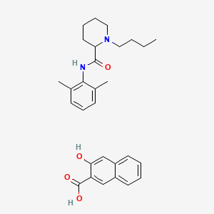 molecular formula C29H36N2O4 B14486124 Bupivacaine 3-hydroxy-2-naphthoate CAS No. 66558-79-0