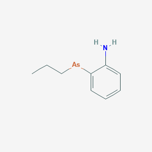molecular formula C9H13AsN B14486155 CID 71380695 