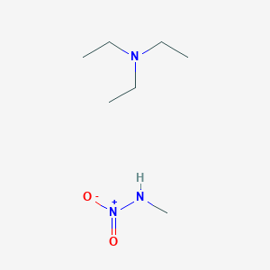 molecular formula C7H19N3O2 B14486168 N,N-diethylethanamine;N-methylnitramide CAS No. 63924-21-0