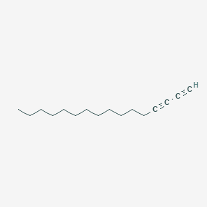 molecular formula C16H26 B14486287 Hexadeca-1,3-diyne CAS No. 66363-14-2