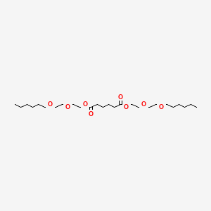 molecular formula C26H50O8 B14486308 Bis{2-[2-(hexyloxy)ethoxy]ethyl} hexanedioate CAS No. 65520-41-4