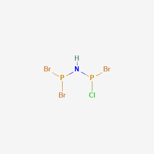 molecular formula Br3ClHNP2 B14486644 Imidodiphosphorous chloride tribromide CAS No. 65392-92-9