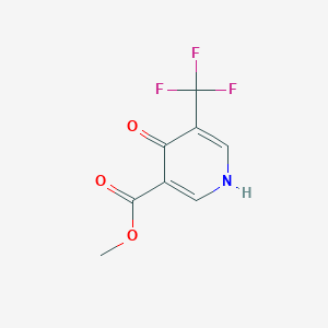 molecular formula C8H6F3NO3 B1448673 Methyl 4-hydroxy-5-(trifluoromethyl)pyridine-3-carboxylate CAS No. 1803596-18-0